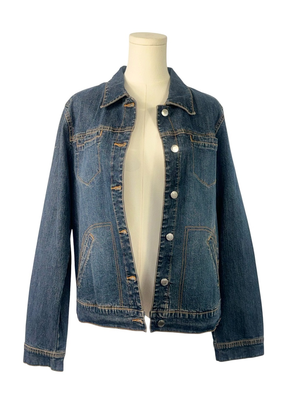 Vintage Villager Liz Claiborne Denim Jacket NWT Y2K Size 16